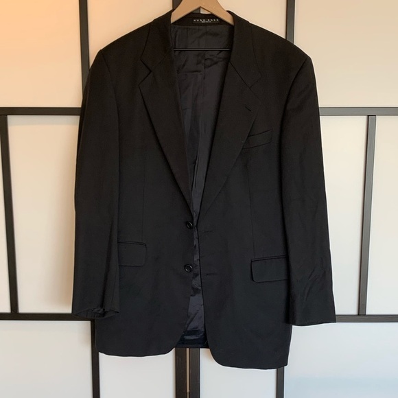 Hugo Boss Vintage Wool blazer. Made is USA. Size 42 L - Picture 4 of 13